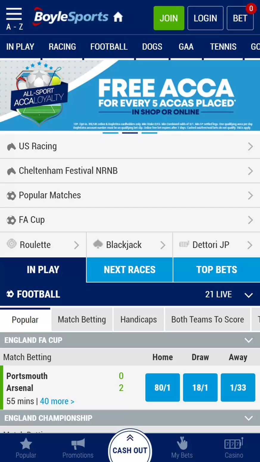 mobile app
